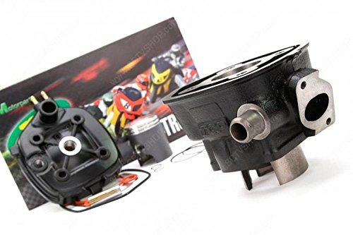 9931310 GRUPPO TERMICO TOP TROPHY 70CC D.47 YAMAHA AEROX 50 2T LC euro 2 SP.10 GHISA BLACK TROPHY