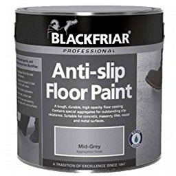 Blackfriar Anti-Slip Floor Paint for Indoor or Outdoor Use 1 Litre Black by Blackfriar