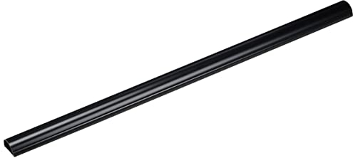 D-Line 1M6030B | Canalina Coprifili | Canalina Per Cavi | Passacavi Pavimento | Canale Battiscopa | Passacavi Muro | 60 X 30 Mm - 1 M Lunghezza - Nero