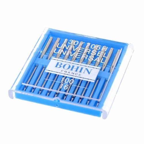 Bohin Machine Aiguilles, Argent, Taille Unique, Set de 10 Pièces