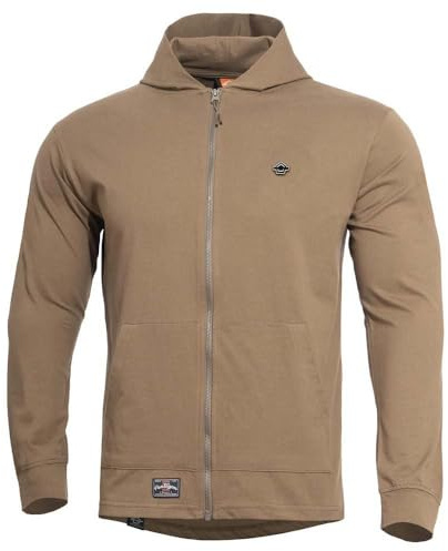 Pentagon Uomo Agis Ring Spun Maglione Coyote Taglia L