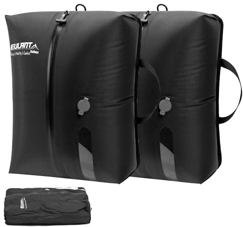 EULANT Bolsas de Vacío de TPU para Viajes, Cubos de Embalaje de Compresión Reutilizable para Maletas/Equipaje/Mochila, Bolsas de Sellado al Vacío con Cremallera Hermética IP67, Impermeable y Ahorra