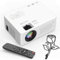 Mini Projecteur, Vidéoprojecteur Bi-Canal Bluetooth et 50% Zoom, Full HD 1080P Retroprojecteur Portable pour Home Cinéma, Compatible avec Stick/HDMI/USB