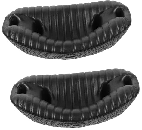 TOYANDONA Almohadilla de Barbilla Paquete de 2 Piezas Protección de Esponja Suave Negra Instalación Rápida para Casco Deportivo de Hockey y Fútbol para Juegos Deportivos