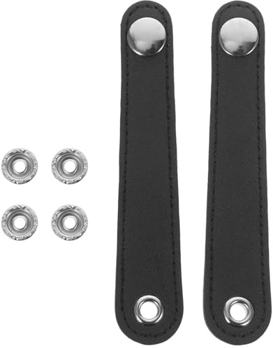 DECHOUS Cinturón de Fuelle de Cuero Negro para Acordeón, Ligero y Fácil de Instalar, Adecuado para Conciertos y Músicos de Acordeón
