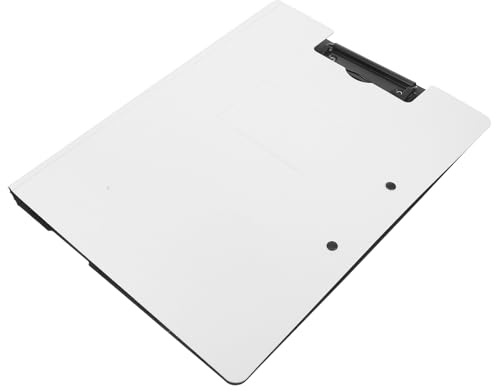 SAFIGLE Carpeta Portapapeles con Doble Clip Carpeta de Plástico Resistente para Oficina y Escuela Organizador Plegable para Documentos y Presentaciones Soporte Multifuncional para Papeles