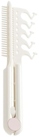 Peigne À Cheveux Manuel Avec Dents En Forme De V Pour Le Levage Des Racines Brosse De Coiffure Portable Outil ABS
