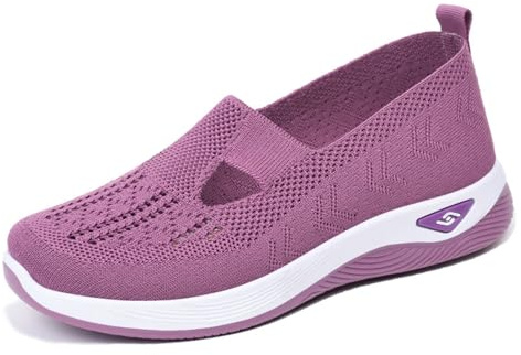 Diabetiker skor dam ortopediska sneakers andas promenadskor lätta fritidsskor hallux valgus skor nät platåskor utomhus mode löparskor