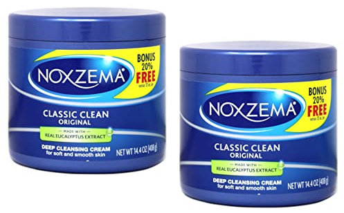 NOXZEMA Deep Cleansing Cream 12 Ounce, 2 Pack