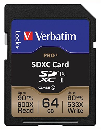 Verbatim 49197 Pro + SDHC 64 Go U3 Carte SD