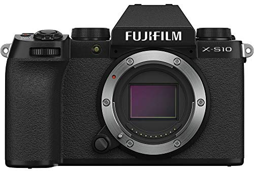 Fujifilm X-S10 Mirrorless Camera Body- Black, X-S10 Body- Black