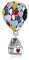 Annmors Up House & Air Balloon Charm für Armband Anhänger,925 Sterling Silber with Cubic Zirconioa Lucky Sparkling Bead für europäische Armbänder und Halskette