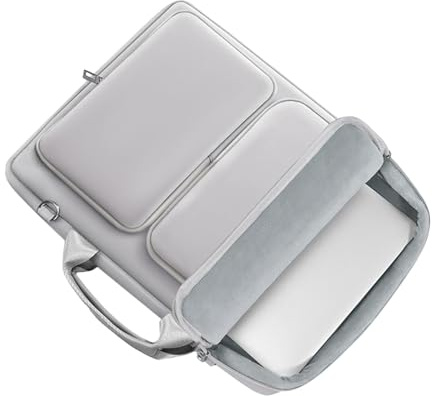 Laptopväska 15,6 tum, Laptopväska 15,6 tum axelportfölj med handtag Dator
