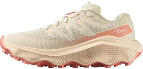 Salomon mujer Ultra Flow 2, zapatillas de trail running versátiles y cómodas, perfectas para excursiones y trail running en aventuras al aire libre, Almendra, 43 ⅓