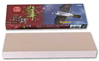 Sanelli Ambrogio, Naniwa Gouken, professionell knivslipsten, korn #4000, perfekt för efterbehandling av rå fiskknivar, skaldjur, dykbehov, tillverkad i Japan