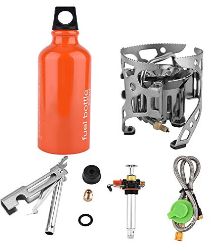 DaMohony Backpacking Ofen, Öl/Gas, tragbarer Brennstoff, vielseitig einsetzbar, Camping, Picknick, Gaskocher