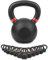 wuuhoo® Kettlebell Rocky, Kugelhantel 4kg - 32kg aus massivem Gusseisen mit Pulverbeschichtung, Gewicht aus Cast Iron, Schwunghantel für dein Krafttraining - Fitnessgerät für Zuhause 14 kg