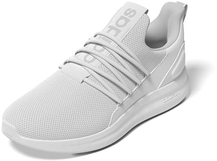 adidas Men's Lite Racer Adapt 7.0 Running Shoes, White/Grey/White, 12