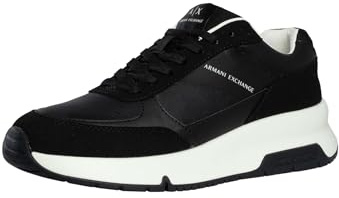 Man Leather Sneaker Uomo armani exchange XUX225XV862-K001 Nero