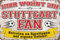 20x30cm Blechschild für Fußball Fans, hier wohnt ein Stuttgart Fan – Wandschild, Türschild, Torschild, lustiger Fussball Spruch, Fanartikel