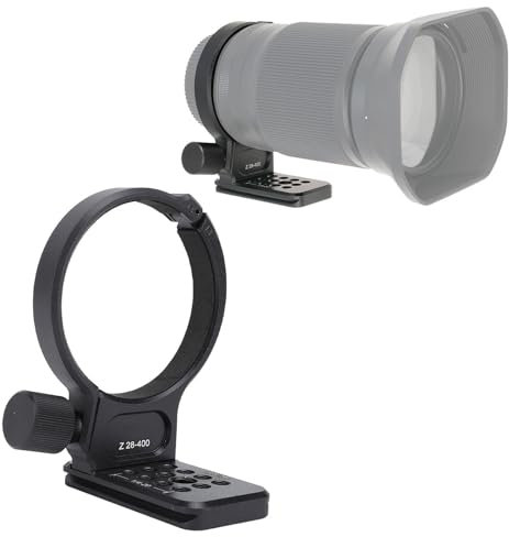 Lens Collar Tripod Mount Ring, Lens Collar Support with 70mm Quick Release Plate, Tripod Lens Mount Rings for Z 28-400mm F/4-8 VR Lens Collar Socket