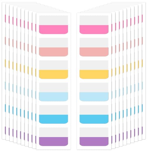 240 Pcs Colored Index Tabs 1.8 inch Annotation Tab