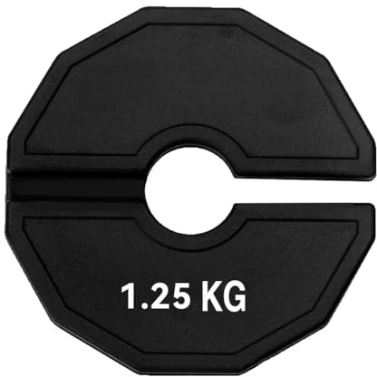 Fpreeza Dischi di Pesatura Frazionaria per Manubri - Dischi in Gomma Frazionari per Manubri Aggiunta/Cambio 1.25kg