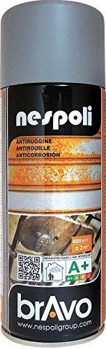 NESPOLI Aérosol spécial antirouille gris 400 ml