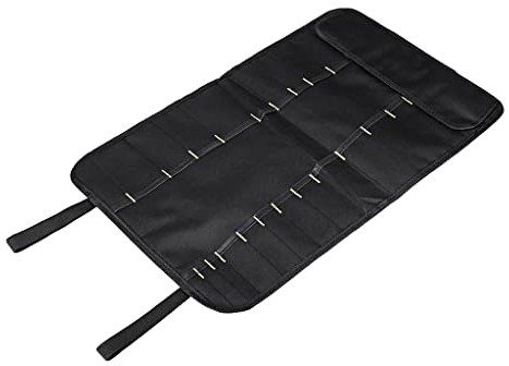 PETSOLA Mallette Professionnelle de Cuisine Porte-couteaux pour Trousse de Cuisine - Déplier Taille 58x35.3cm