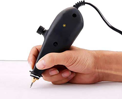 Toplionace Elektrisk gravör Carving Pen, Gravering Carving Pen Plotter Machine Mejsel Tips På Metall Trä Glas Plast Keramik Sten Yta