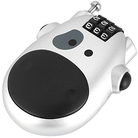 Hochwertiges ABS-Material, Kinderwagenschloss Fahrradschloss, Schloss, damit das Fahrrad den Kinderwagen verriegeln kann(Silver)