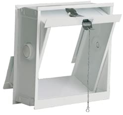 Ventana/Marco abatible y basculante para 1 bloque de vidrio de cm 24X24x8 | Unidad de venta 1 Ventana por 1 bloque de vidrio