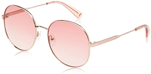 LONGCHAMP Damen LO161S Sonnenbrille, ROSE GOLD/GRADIENT ROSE/PEACH, 59