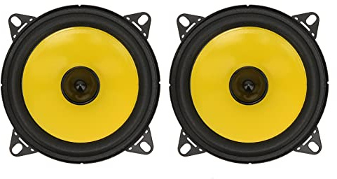 Bewinner 2Pcs 2 Way Coaxial Car Speakers, Full Range 4in 300W Custom Component Speaker System for Car Audio Systems Modification