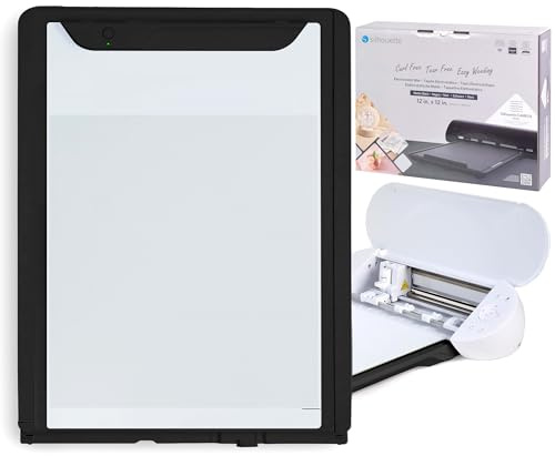 Silhouette America ESMTBLK - Alfombrilla de corte electrostática, 30,5 x 30,5 cm, color negro