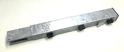 1x Stacheldrahtaufsatz 90° Verzinkt Stacheldrahtabweiser Stacheldraht für 40mm x 60mm Zaunpfosten Verlängerung Zaun Doppelstabmattenzaun Zubehör