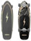STAR SCOOTER Surf Skateboard Longboard Vintage Retro Cruiser High Speed Kugellager ABEC-11 Komplett Unisex | Schwarz