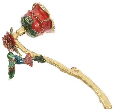 Garneck Éteignoir à Bougie Rouge Manuel en Alliage de Zinc Poignée Antidérapante Style Vintage Élégant Extinction Sûre des Flammes pour la Maison