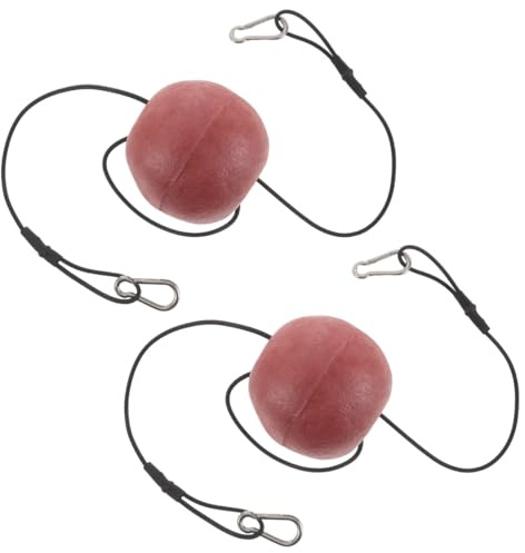 Toyvian Bouée d'ancrage Rouge en PVC pour Yacht Léger, 2 Pièces, Récupération Fiable D'ancre, pour Petits Yachts par Temps Brumeux