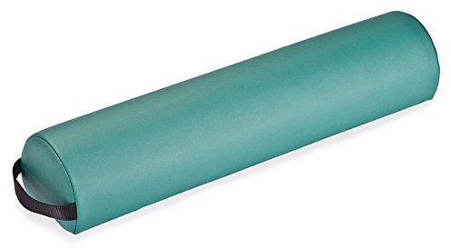 EarthLite Massagekissen 3/4 rund - strapazierfähig, leicht zu reinigen, 100% PU-Polsterung inkl. Gurtgriff/Professionelle Qualität FCKW-frei/Rückenschmerzen Linderung von Rückenschmerzen,