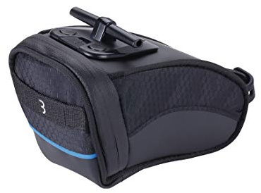 BBB Cycling Fahrrad Satteltasche für einfache Montage auf Mountainbike Rennrad und citybike, Kompakte Sattel tasche, Saddle bag, BSB-13 Curvepack, Schwarz, Large (690 cm3)