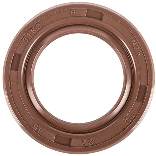 Wellendichtring NJK 22x35x07 - FPM - braun - mit Staublippe