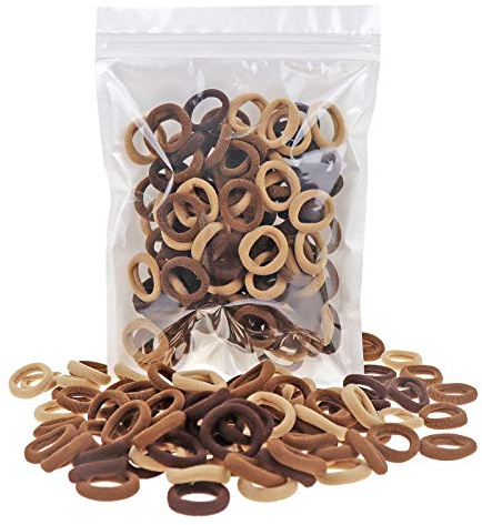 100 Pack Nylon Small Hair Ties Seamless Ponytail Holder Toddlers Baby Girls' Hair Elastics