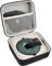 Funda para láser Bosch Atino con cinta métrica integrada, organizador para almohadilla de gel, tapa protectora para almohadilla de gel, adaptador de pines, gran capacidad, color negro (solo caso)