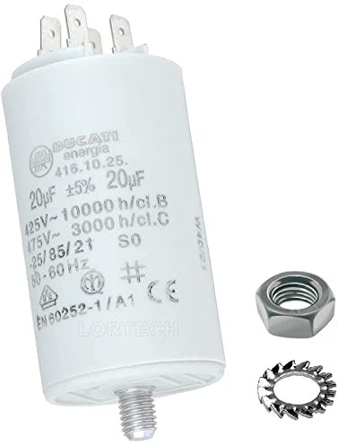 Condensateur moteur 20uF ± 5%/475V