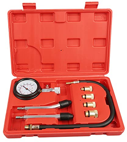 Testeur de Compression de Cylindre de Moteur Essence Diesel, Compressiometre Essence et Diesel Compressiometre Moteur Testeur de Compression pour Moto,Auto