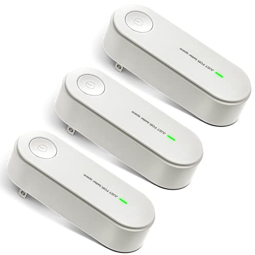 3 stycken bärbara luftrenare för inkoppling, negativ jongenerator, utan filter, luftjonisatorer, luftrenare, luftfilter för att eliminera lukt, föroreningar, lukt