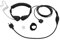 Kehlkopfmikrofon-Ohrhörer, Akustikrohr-Headset mit Finger PTT Clear Sound Kehlkopfmikrofon-Hörerkopfhörer für Alan Midland LXT600VP3