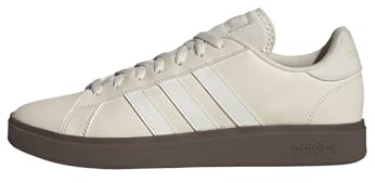 adidas Men's Grand Court Base 2.0 Shoes, Wonder White/core White/GUM5, 11 UK