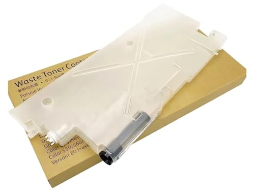 FGHYIFKM Caja De Contenedor De Tóner Residual For Impresora Caja De Mantenimiento De Cartuchos De Tóner Residual, Compatible con Xerox, V80 750I 5540 5500 5065 2100 008R12990 8R12990